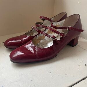 Carel Kina in beautiful burgundy patent leather I size 38.5